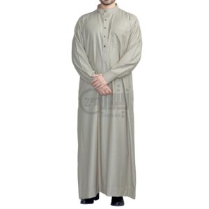 trendy plain saudi kandura for men lightweight breathable jubbah